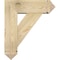 Ekena Millwork Traditional Arts and Crafts Rough Sawn Bracket w/ Offset Brace, Douglas Fir, 8"W x 24"D x 28"H BKT0806X24X28TRA03RDF - alternate 2